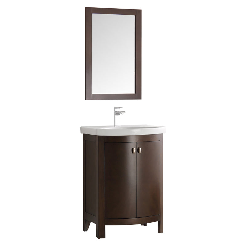 Fresca Greenwich 24" Antique Coffee Traditional Bathroom Vanity FVN2301AC-CMB