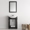 Fresca Hartford 24" Black Traditional Bathroom Vanity FVN2302BL-CMB