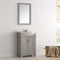 Fresca Hartford 24" Gray Traditional Bathroom Vanity FVN2302GR-CMB