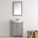 Fresca Hartford 24" Gray Traditional Bathroom Vanity FVN2302GR-CMB