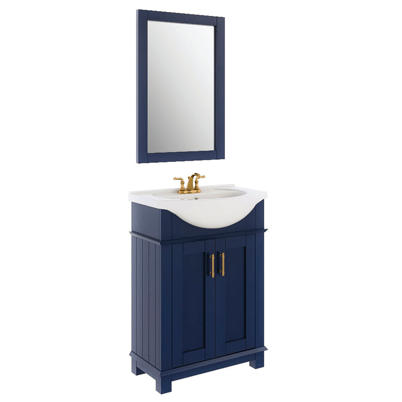 Fresca Hartford 24" Royal Blue Traditional Bathroom Vanity FVN2302RBL-CMB