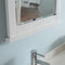 Fresca Windsor 30" Matte White Traditional Bathroom Vanity with Mirror FVN2430WHM