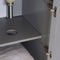 Fresca Windsor 60" Gray Textured Traditional Double Sink Bathroom Vanity with Mirrors FVN2460GRV