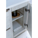 Fresca Formosa 54" Floor Standing Modern Bathroom Vanity with Mirror in Rustic White FVN31-123012RWH-FC