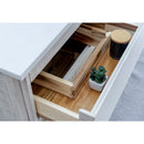 Fresca Formosa 84" Floor Standing Double Sink Modern Bathroom Vanity with Mirrors in Rustic White FVN31-361236RWH-FC