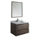 Fresca Formosa 30" Wall Hung Modern Bathroom Vanity w/ Mirror FVN3130ACA