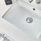 Fresca Lucera 42" White Wall Hung Undermount Sink Modern Bathroom Vanity with Medicine Cabinet FVN6142WH-UNS