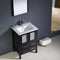 Fresca Torino 24" Espresso Modern Bathroom Vanity with Integrated Sink FVN6224ES-UNS