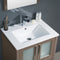 Fresca Torino 24" Gray Oak Modern Bathroom Vanity with Integrated Sink FVN6224GO-UNS