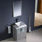 Fresca Torino 24" Gray Modern Bathroom Vanity with Vessel Sink FVN6224GR-VSL