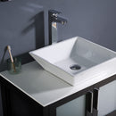 Fresca Torino 30" Espresso Modern Bathroom Vanity with Vessel Sink FVN6230ES-VSL