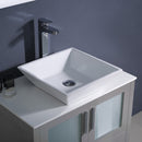 Fresca Torino 30" Gray Modern Bathroom Vanity with Vessel Sink FVN6230GR-VSL