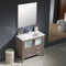 Fresca Torino 36" Gray Oak Modern Bathroom Vanity with Integrated Sink FVN6236GO-UNS