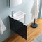 Fresca Valencia 20" Dark Slate Gray Wall Hung Modern Bathroom Vanity with Medicine Cabinet FVN8003GG