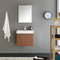 Fresca Nano 24" Teak Modern Bathroom Vanity with Medicine Cabinet FVN8006TK