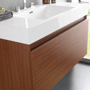 Fresca Mezzo 39" Teak Modern Bathroom Vanity with Medicine Cabinet FVN8010TK