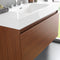 Fresca Mezzo 39" Teak Modern Bathroom Vanity with Medicine Cabinet FVN8010TK