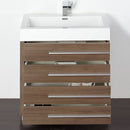 Fresca Livello 30" Gray Oak Modern Bathroom Vanity with Medicine Cabinet FVN8030GO