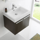 Fresca Alto 23" Gray Oak Wall Hung Modern Bathroom Vanity with Medicine Cabinet FVN8058GO