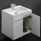 Fresca Alto 23" White Modern Bathroom Vanity with Medicine Cabinet FVN8058WH