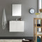 Fresca Vista 30" White Wall Hung Modern Bathroom Vanity with Medicine Cabinet FVN8089WH