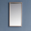 Fresca Allier 16" Gray Oak Modern Bathroom Vanity with Mirror FVN8118GO