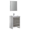 Fresca Allier Rio 24" Ash Gray Modern Bathroom Vanity w/ Medicine Cabinet FVN8125HA