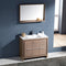 Fresca Allier 40" Gray Oak Modern Bathroom Vanity with Mirror FVN8140GO