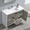 Fresca Allier Rio 48" Ash Gray Single Sink Modern Bathroom Vanity with Medicine Cabinet FVN8148HA