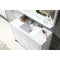 Fresca Allier 48" White Modern Bathroom Vanity with Mirror FVN8148WH