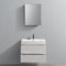 Fresca Valencia 30" Glossy White Wall Hung Modern Bathroom Vanity with Medicine Cabinet FVN8330WH