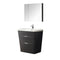 Fresca Milano 32" Chestnut Modern Bathroom Vanity w/ Medicine Cabinet FVN8532CN