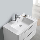 Fresca Tuscany 32" Glossy White Wall Hung Modern Bathroom Vanity with Medicine Cabinet FVN9032WH