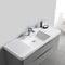 Fresca Tuscany 48" Glossy Gray Wall Hung Modern Bathroom Vanity with Medicine Cabinet FVN9048GRG