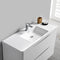 Fresca Tuscany 48" Glossy White Free Standing Modern Bathroom Vanity with Medicine Cabinet FVN9148WH