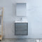 Fresca Catania 24" Ocean Gray Wall Hung Modern Bathroom Vanity with Medicine Cabinet FVN9224OG