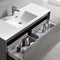 Fresca Catania 48" Ocean Gray Wall Hung Modern Bathroom Vanity with Medicine Cabinet FVN9248OG