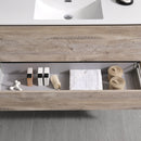 Fresca Catania 48" Rustic Natural Wood Wall Hung Modern Bathroom Vanity with Medicine Cabinet FVN9248RNW