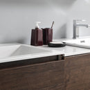 Fresca Lazzaro 60" Rosewood Free Standing Double Sink Modern Bathroom Vanity with Medicine Cabinet FVN93-241224RW-D