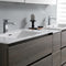 Fresca Lazzaro 84" Gray Wood Free Standing Double Sink Modern Bathroom Vanity with Medicine Cabinet FVN93-361236MGO-D