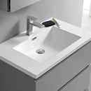 Fresca Lazzaro 30" Gray Free Standing Modern Bathroom Vanity with Medicine Cabinet FVN9330GR