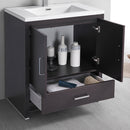 Fresca Imperia 30" Dark Gray Oak Free Standing Modern Bathroom Vanity with Medicine Cabinet FVN9430DGO