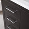 Fresca Imperia 36" Dark Gray Oak Free Standing Modern Bathroom Vanity with Medicine Cabinet- Left Version FVN9436DGO-L