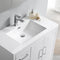 Fresca Imperia 36" Glossy White Free Standing Modern Bathroom Vanity with Medicine Cabinet- Left Version FVN9436WH-L