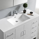 Fresca Imperia 48" Glossy White Free Standing Modern Bathroom Vanity with Medicine Cabinet FVN9448WH