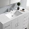 Fresca Imperia 48" Glossy White Free Standing Modern Bathroom Vanity with Medicine Cabinet FVN9448WH