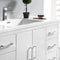 Fresca Imperia 48" Glossy White Free Standing Modern Bathroom Vanity with Medicine Cabinet FVN9448WH