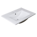 Fresca Torino 24" White Integrated Sink with Countertop FVS6224WH