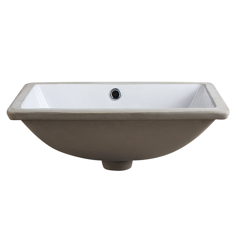 Fresca Allier White Undermount Sinks FVS8119WH