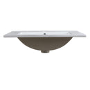 Fresca Allier 24" White Integrated Sink with Countertop FVS8125WH